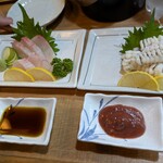 明ごころ - カンパチ、鱧チリ