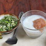 笑味の店 - 果物入り自家製ヨーグルト