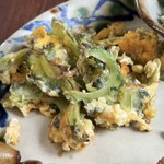 笑味の店 - 玉子でとじたチャンプルー