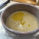 ラーメン専科 竹末食堂 - 濃厚つけ汁、帆立の濃厚さとトリュフオイルの香りが良き