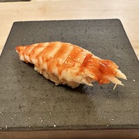 鮨 龍馬 - 車海老は中に甘海老を挟んで