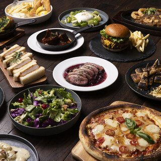 軽食からしっかりとしたお食事も