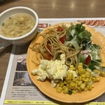 ブロンコビリー - 卵スープと冷製パスタも美味し