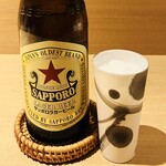 宿酒 きんきん - 20250707サッポロビール赤星　中瓶780円