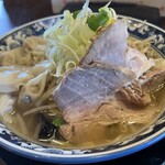 ラーメン南の - 琥珀中華野菜ワンタントッピング