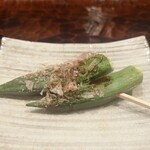 水づき - 『オクラ/梅肉』