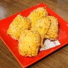 鶏冠 - とうもろこしの唐揚げ