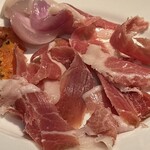 Dining Riz Ohno - 切り立て生ハム（スペイン産23ヶ月） 980円