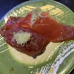 回し寿司 活 活美登利 - づけまぐろ