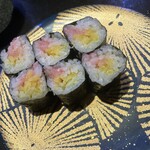 回し寿司 活 活美登利 - トロタク細巻