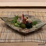 御料理 寺沢 - 八寸代わりの旬菜盛合せ