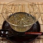 御料理 寺沢 - 蓴菜の酢の物