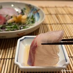 御料理 寺沢 - 三陸産 釣りものの石鯛を煎り酒で