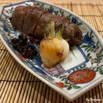 御料理 寺沢 - いわて牛の薇包み巻