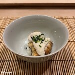 御料理 寺沢 - 鰻の白焼と大和芋の鰻とろの飯蒸し