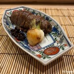 御料理 寺沢 - いわて牛の薇包み巻