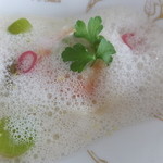 モナリザ - 天使の海老のラヴィオリ レモン風味 ナージュ仕立て