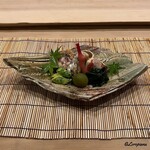 御料理 寺沢 - 八寸代わりの旬菜盛合せ
