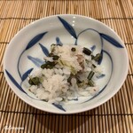 御料理 寺沢 - ホロホロ鳥と蕨の炊き込みごはん