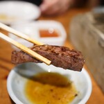 炭火焼肉ホルモンさわいし - 上レバ塩