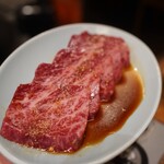 炭火焼肉ホルモンさわいし - 上カルビ(カイノミ)