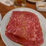 炭火焼肉ホルモンさわいし - 上ロース(シンシン)