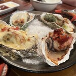 マリスコ - 焼き牡蠣四種