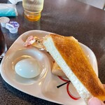 喫茶 佐保 - バターが染みてて旨い