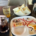 喫茶 佐保 - サンドイッチが出来た(*^^*)