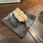 炭焼串工房 とりまる - ささみわさび｡これもデカイ｡