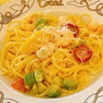 ココス - 海老とアボカドのレモンクリームパスタランチ
ミニサラダ、スープバー、ドリンクバー付き