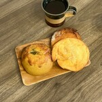 SONOHI BAGEL - ・ベーグル カレー
・ベーグル フレンチトースト