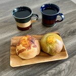 SONOHI BAGEL - ・ベーグル ２種のチーズ
・ベーグル ほうれん草ハムたまご