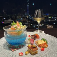THE DINING シノワ唐紅花＆鉄板フレンチ蒔絵 - 