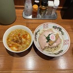 麺屋 真心 - 限定 背脂味噌つけ麺