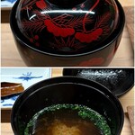 鮨しゅんじ - 味噌汁
      この器も素敵です♪