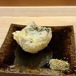 鮨しゅんじ - 太刀魚 薄衣揚げ