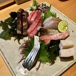 肴や味泉 - お刺身盛合せ