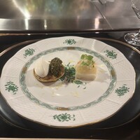 銀座うかい亭 - クレープパルマンティエ　キャビア