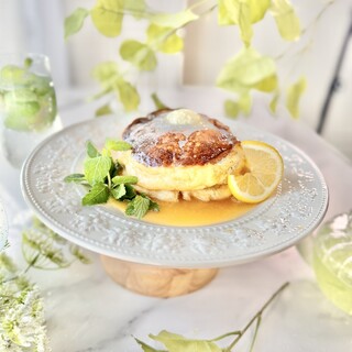 30分かけて焼き上げるふわっふわのパンケーキ