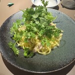 ビストロ オケイヤ - エスニック風！鶏と生姜のレモンパスタ ¥1,700-