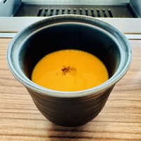 焼肉うしごろ 銀座店 - とうもろこしの冷製スープ
