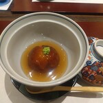 割烹 清風 - かぼちゃの上げ饅頭