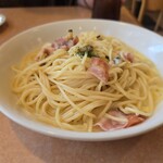 ミラノ亭 - あさりとベーコンのクリームパスタ