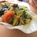 ミラノ亭 - シャコガイのお皿