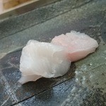 寿司割烹 魚紋 - 北海道産サメガレイ