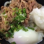肉玉ぶっかけ小温580円