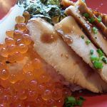 焼肉トラジ - トントロチャーシューの美食丼１２００円