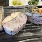わ楽 - 酢飯はゆかり入り　一体感も素晴らしい