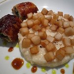 ブランの主菜、リゾットと手羽先の詰め物